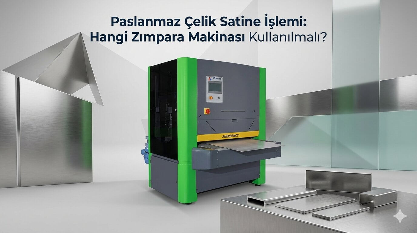 Paslanmaz Çelik Satine İşlemi: Hangi Zımpara Makinası Kullanılmalı?